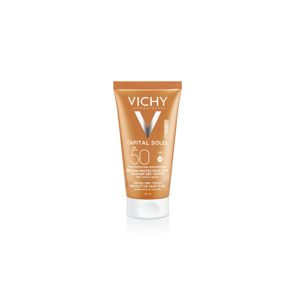 Vichy Capital Soleil Émulsion Toucher Sec Teintée BB Teinté SPF50