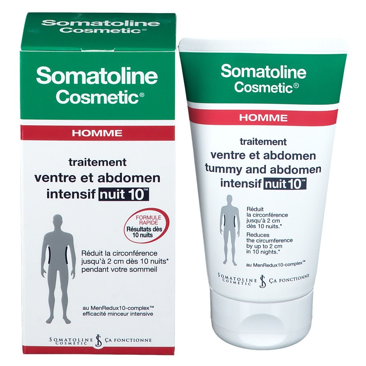 Somatoline Cosmetic Homme Intensieve buik en buikzone nachtkuur 10™