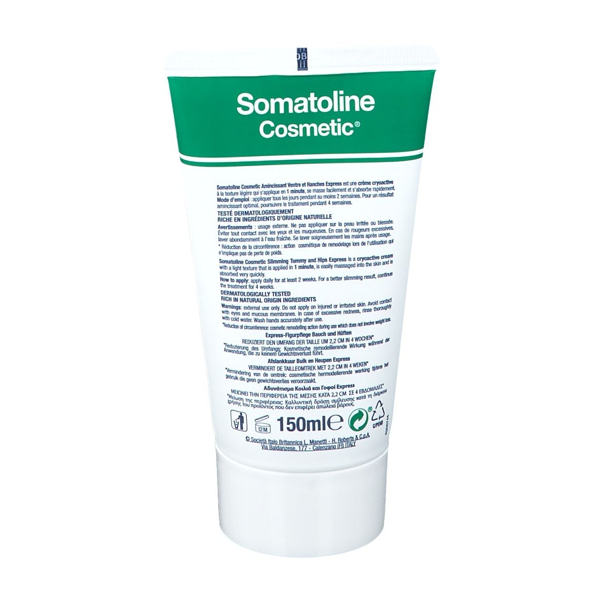 Somatoline Cosmetic Amincissant Ventre et Hanches Express