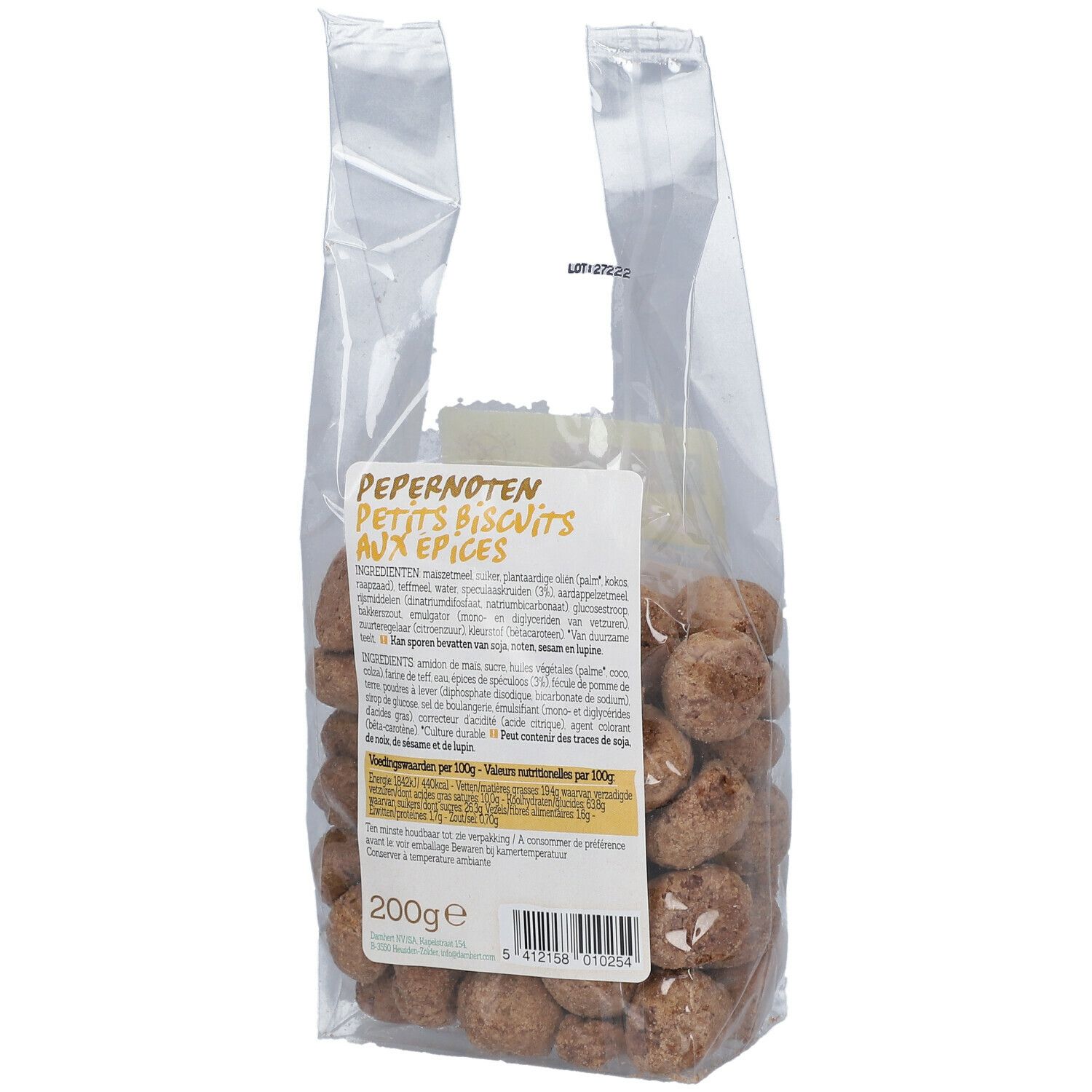 Damhert Pepernoten Glutenvrij
