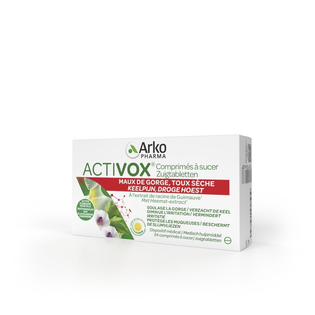 Activox Zuigtablet Keelpijn & Droge Hoest