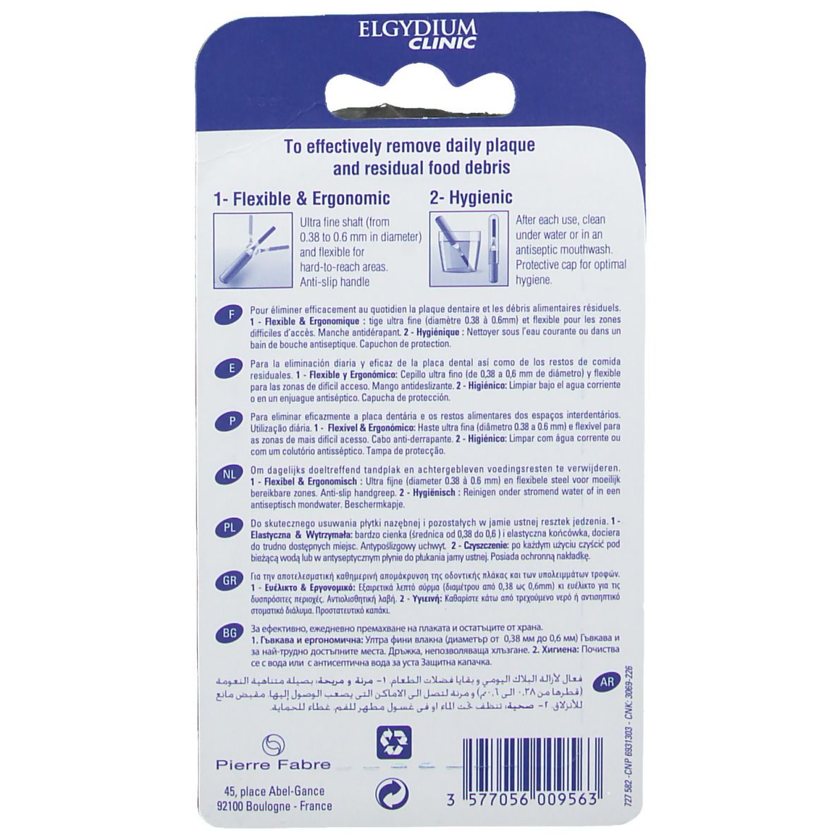 Elgyclinic Interdentale Brush Kegelvormig Oranje 3,5-2,7mm