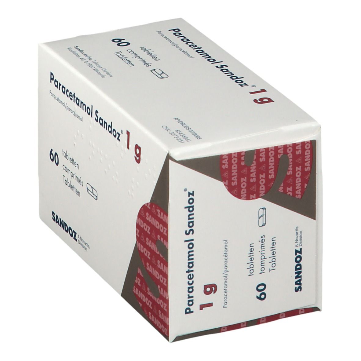 Paracetamol Sandoz 1g