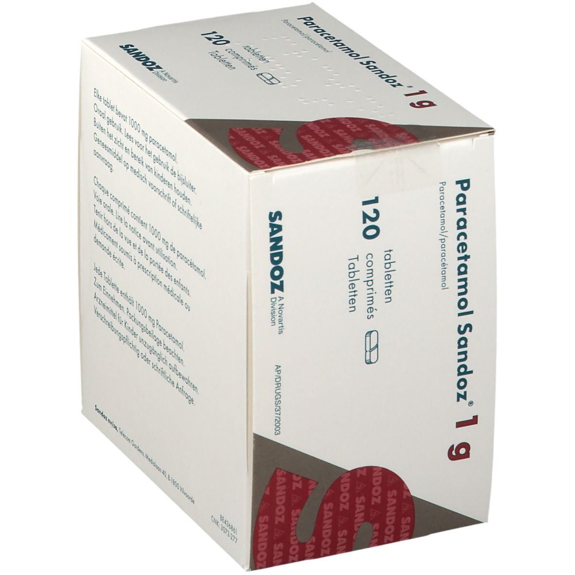 Paracetamol Sandoz 1g