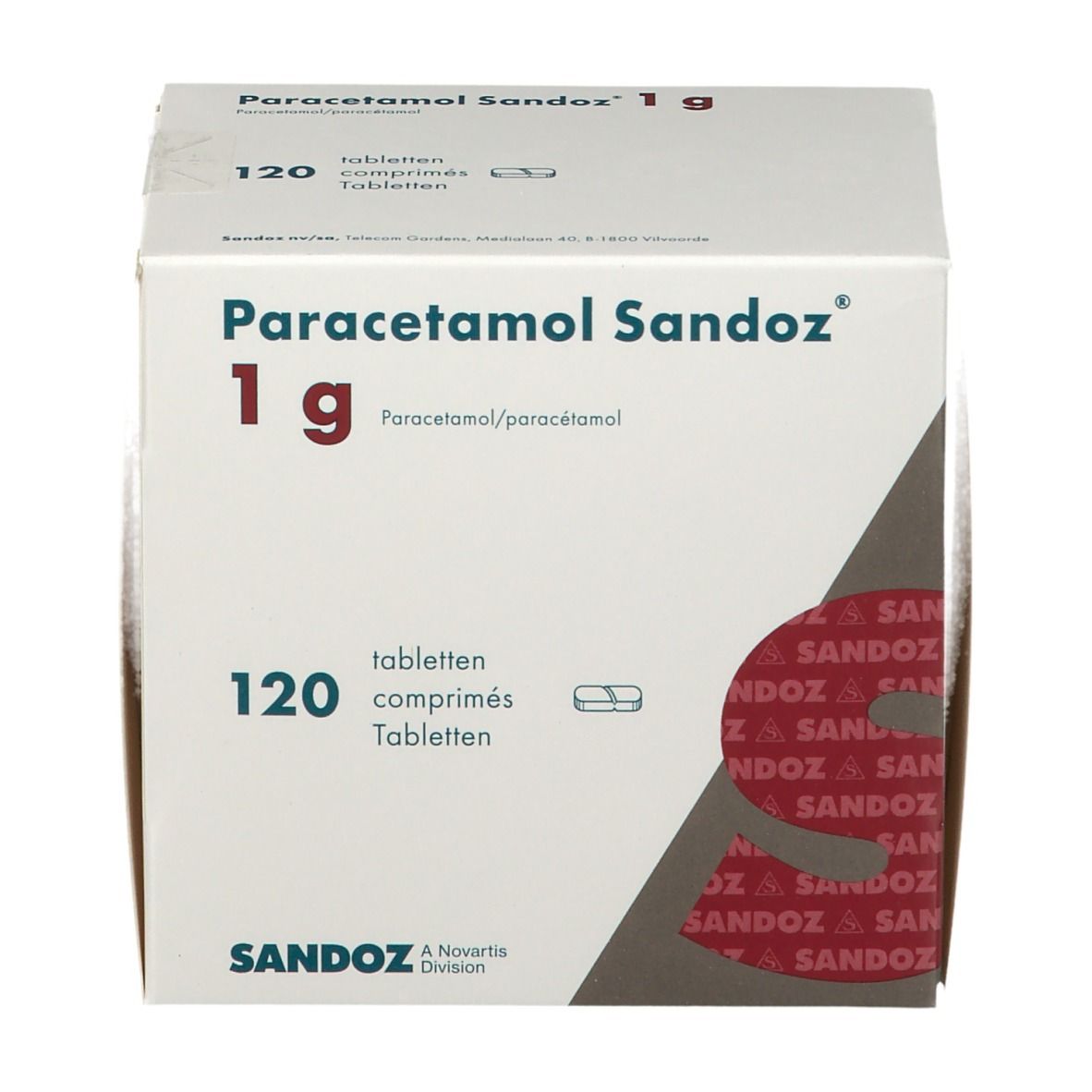 Paracetamol Sandoz 1g