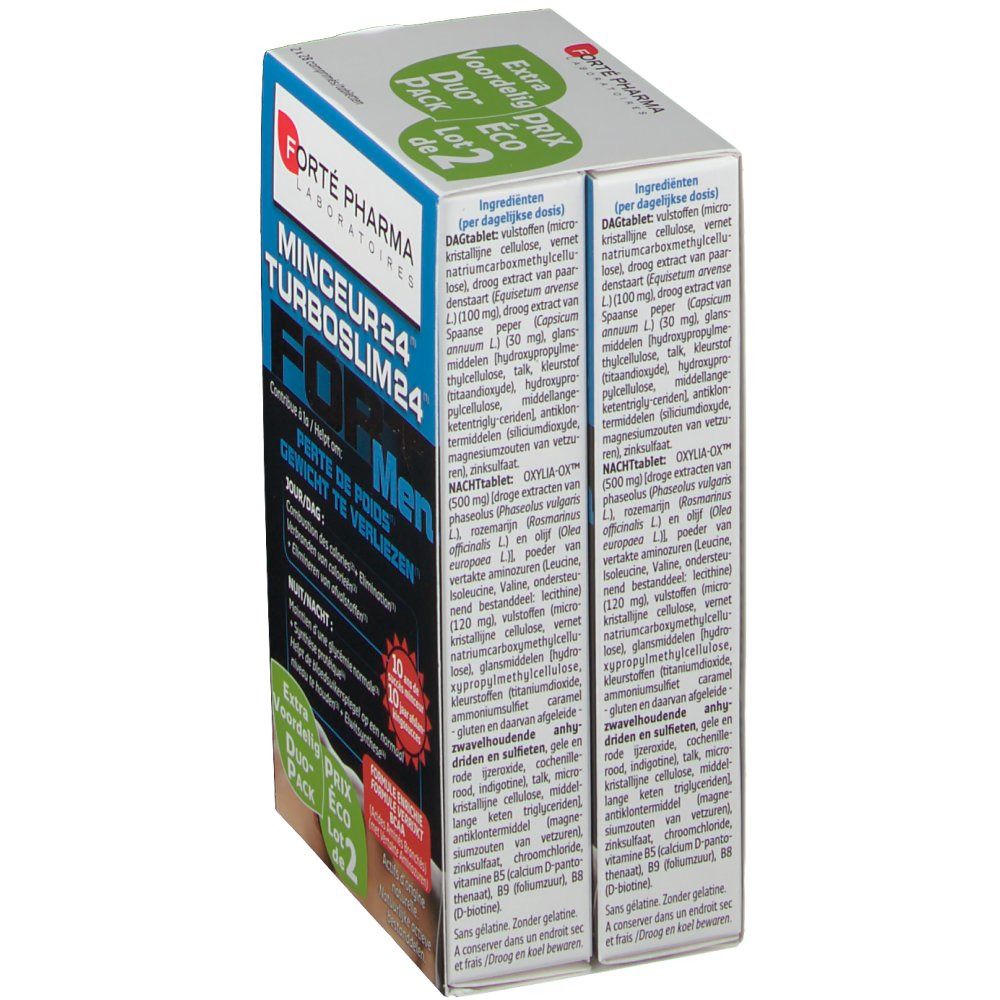 Forté Pharma Turboslim 24 Fort Men Duopack