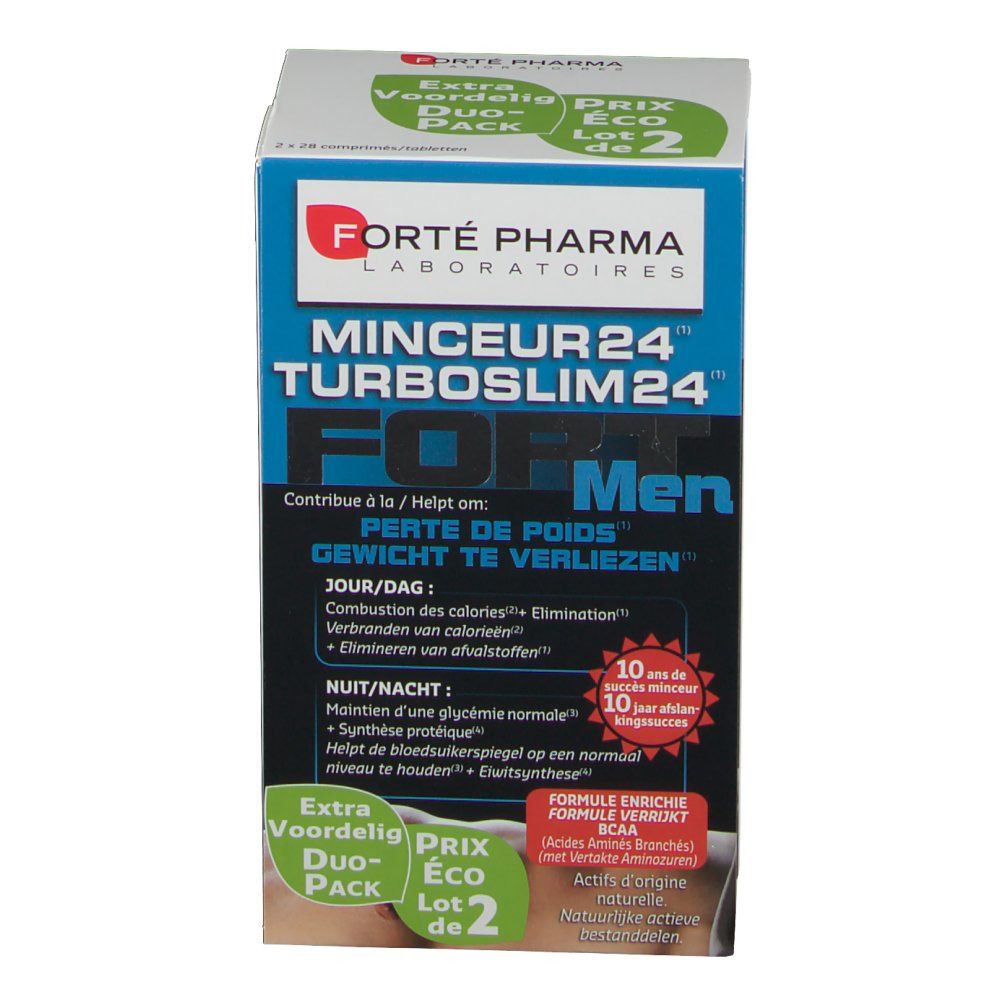 Forté Pharma Turboslim 24 Fort Men Duopack