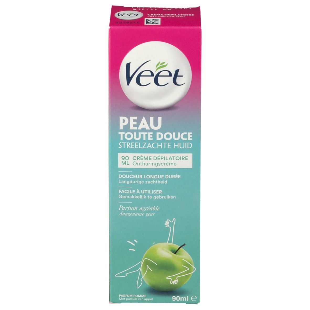 Veet Crème Dépilatoire Hydratante GenZ Parfum Pomme