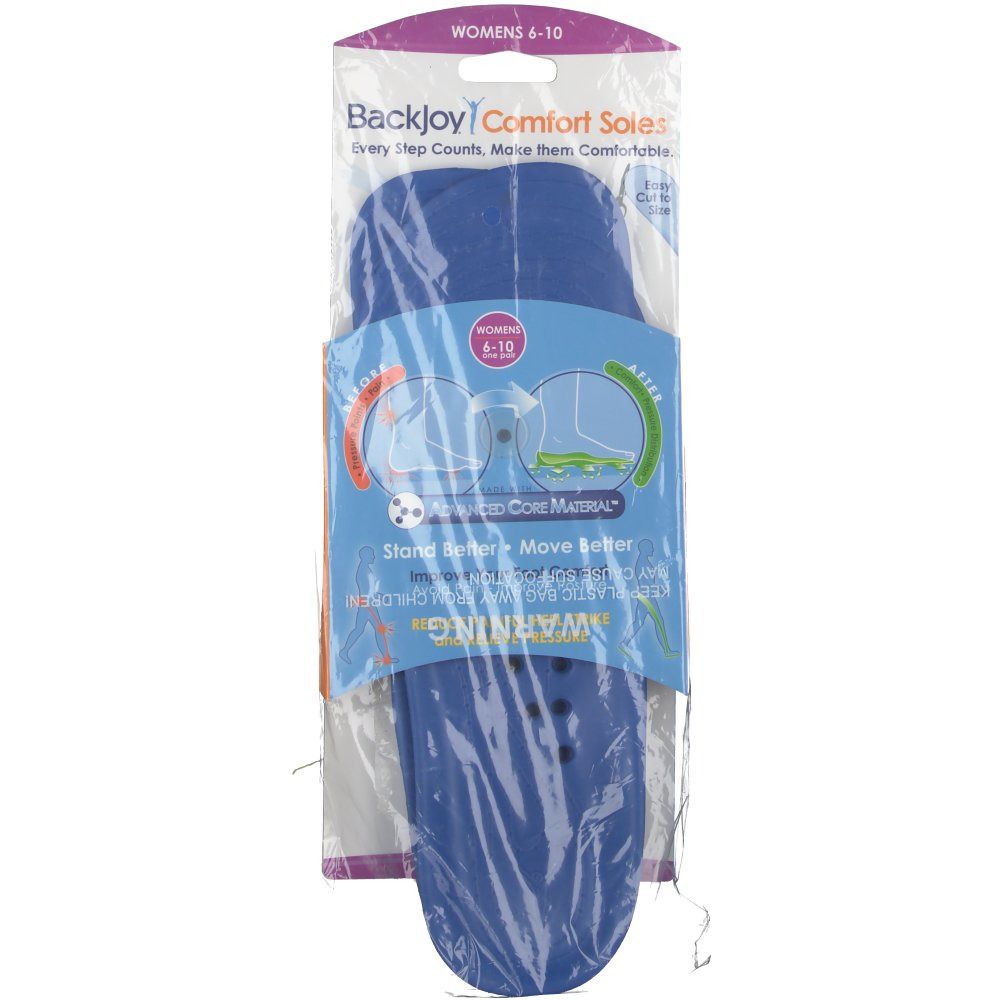Backjoy Comfort Semelles Femme Bleu