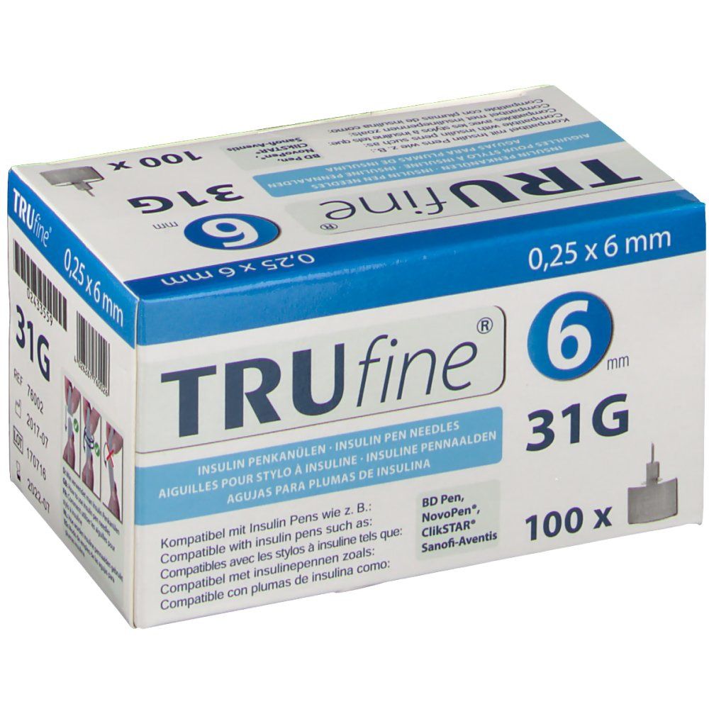 Trufine Stylo Aiguille 31g 0,25x6mm 76002