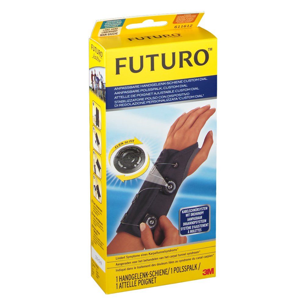 FUTURO™ Polsspalk Custom Dia 611612 Linkerhand Aanpasbaar