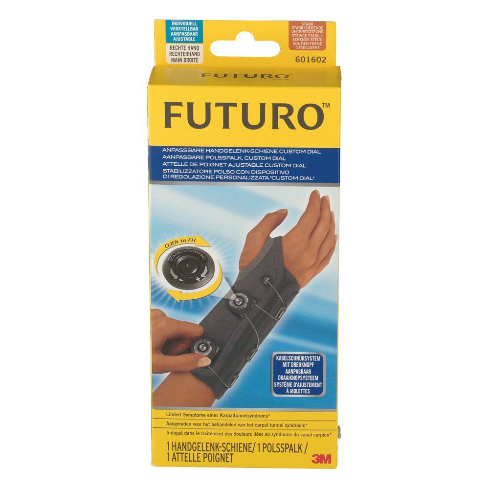 FUTURO™ Attelle De Poignet Custom Dial  601602 Main Droite Ajustable