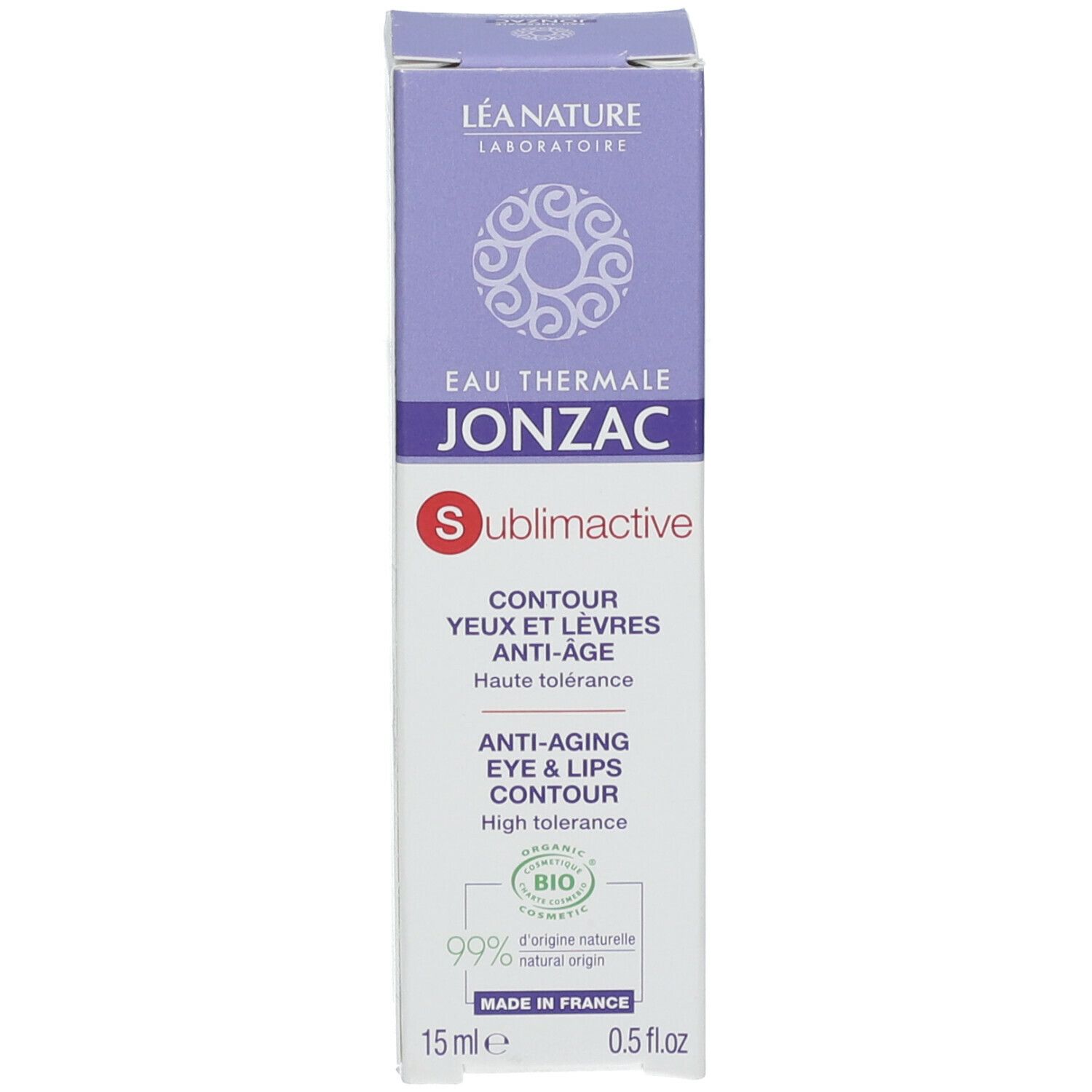 Jonzac Sublimactive Contour Yeux & Lèvres Anti-Âge Cellulaire Bio