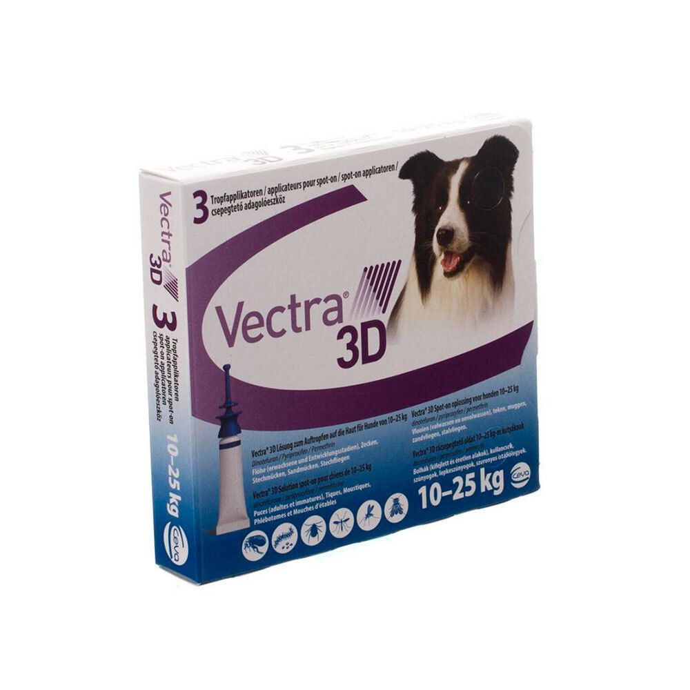 Vectra® 3D Spot-On Oplossing voor Honden 10-25 kg
