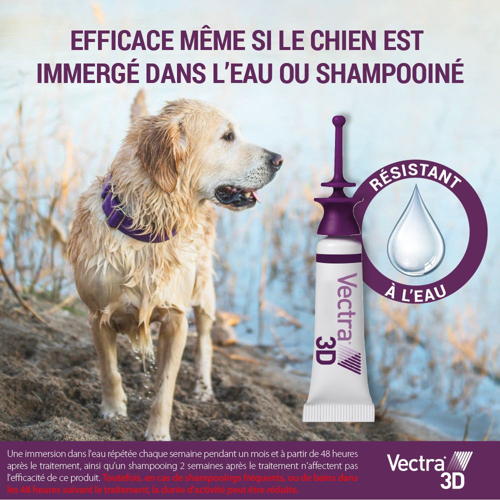 Dos de la boîte Vectra® 3D. Texte en plusieurs langues.