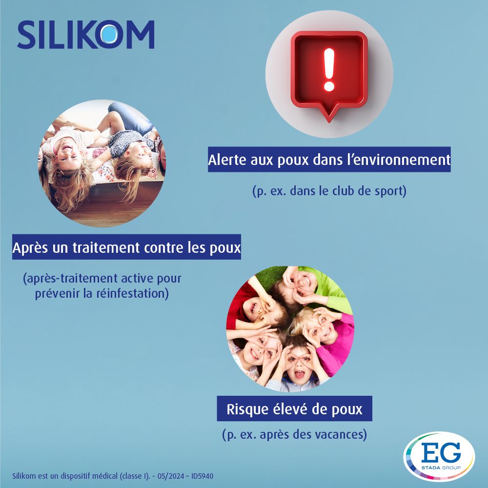 Silikom Protect | Protection contre les Poux & Traitement Actif