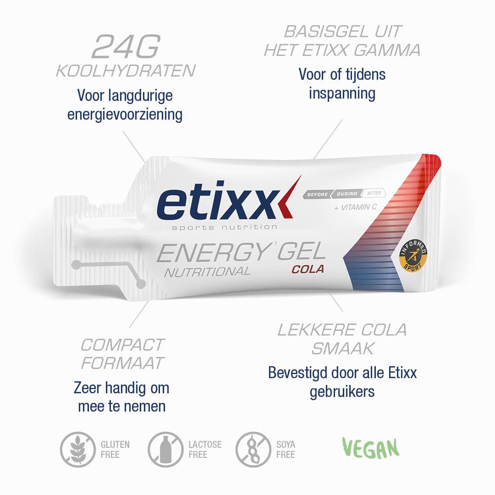 Etixx Nutritional Energy Gel Cola
