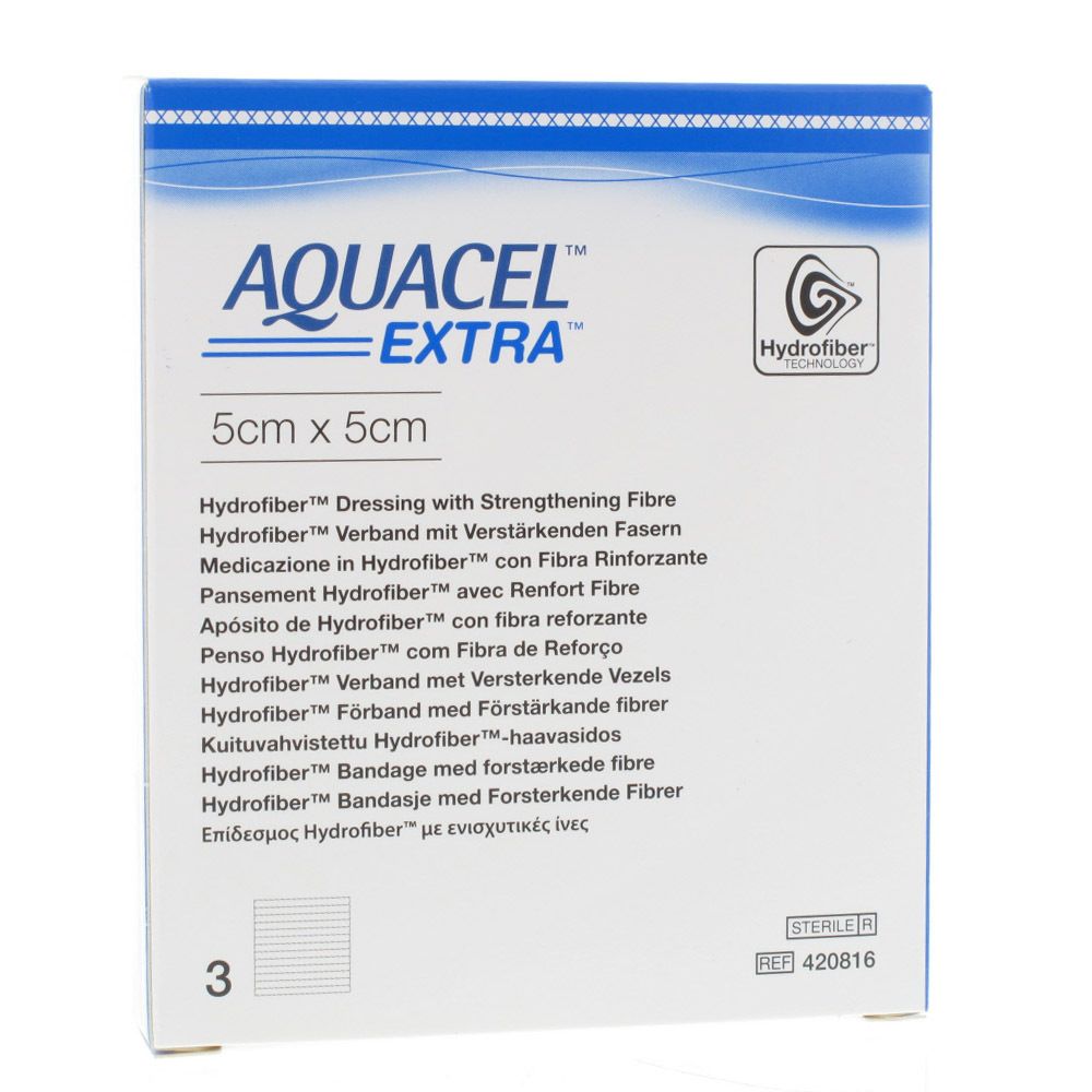 Aquacel Extra Stéril 5x5cm 420816
