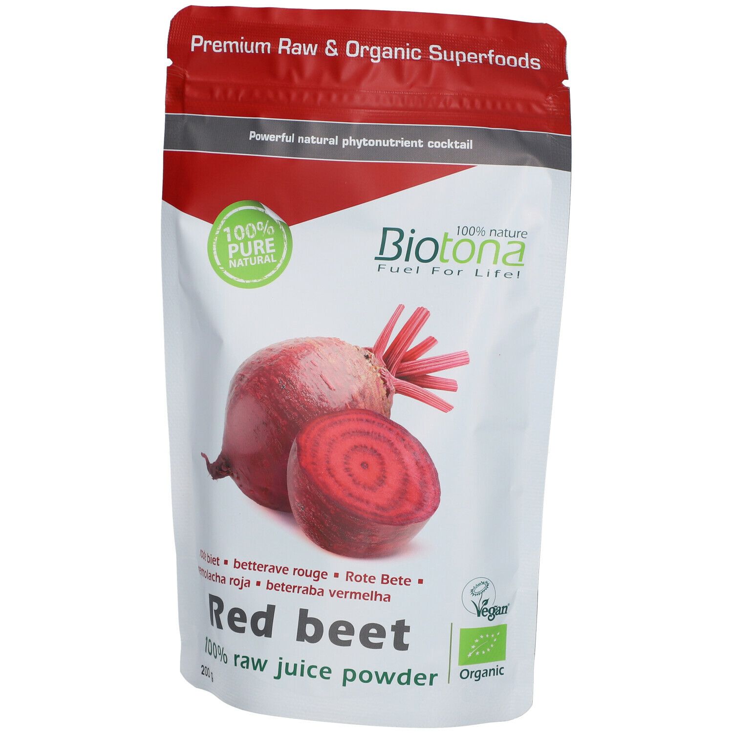 Biotona Bio Poudre De Jus De Betterave Rouge