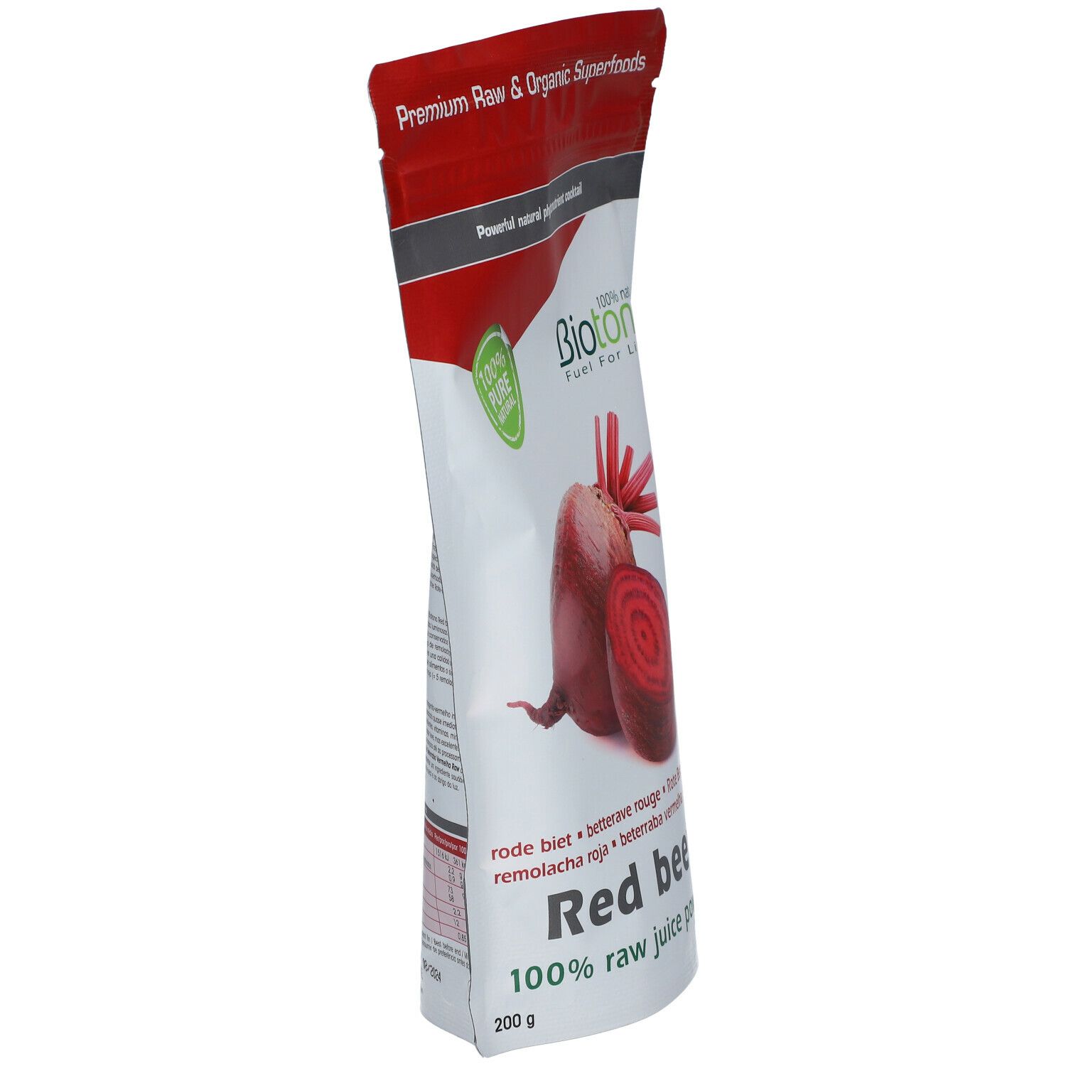 Biotona Bio Poudre De Jus De Betterave Rouge