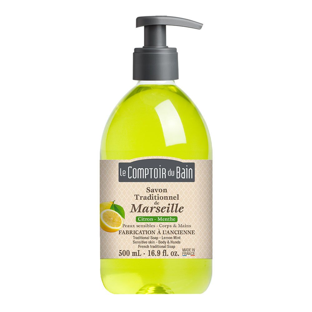 Le Comptoir du Bain Traditionele Marseillezeep Citroen - Munt