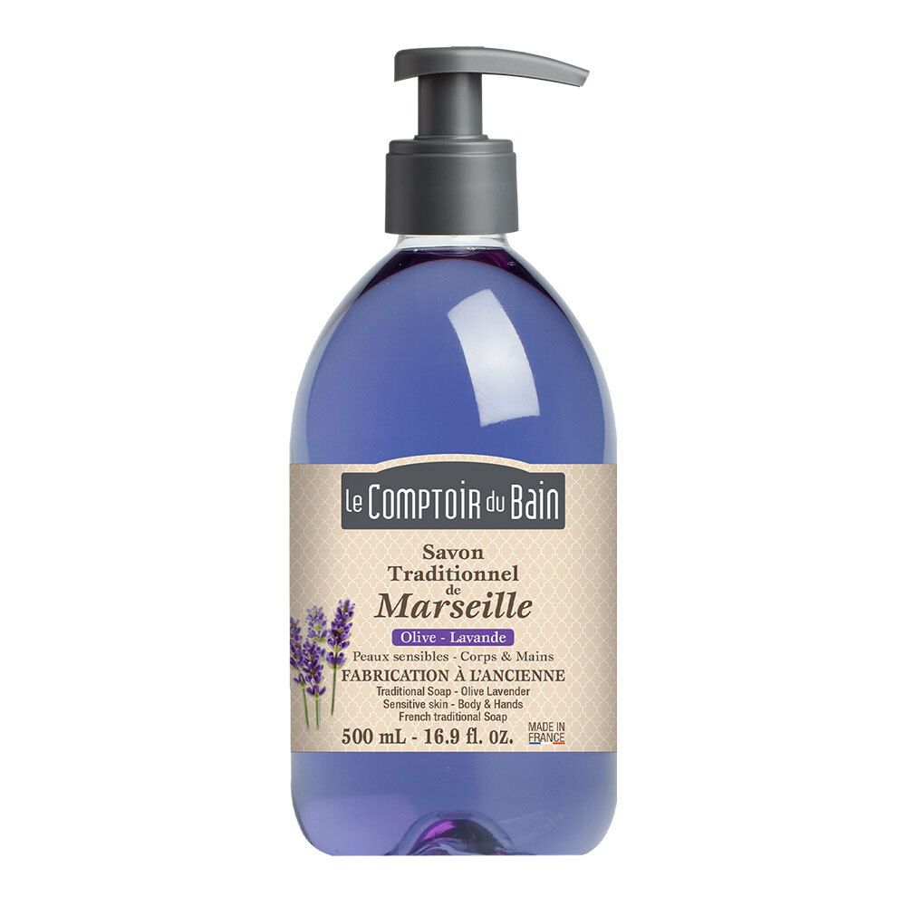 Le Comptoir du Bain Savon Traditionnel de Marseille Olive - Lavende
