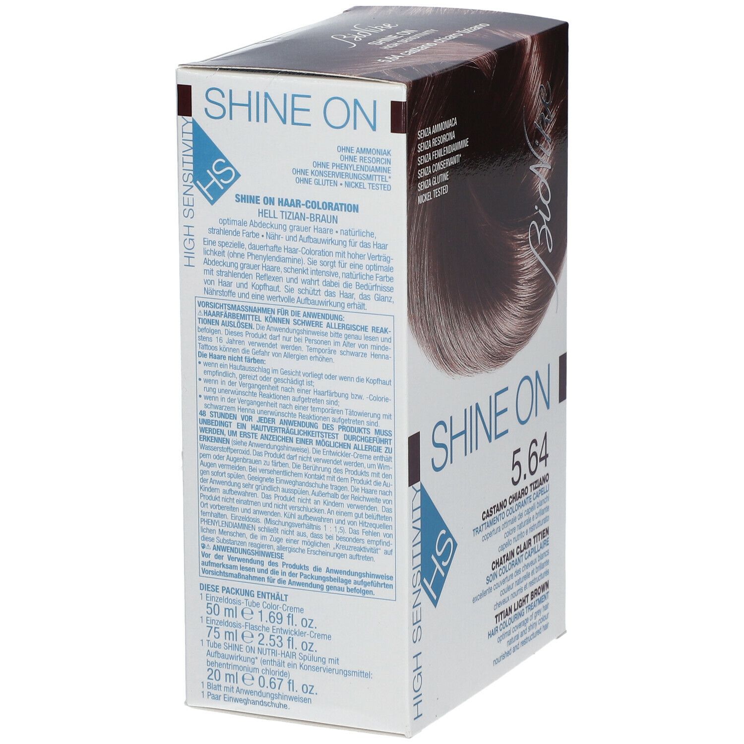 BioNike Shine On High Sensitivity 5.64 Titian Light Brown