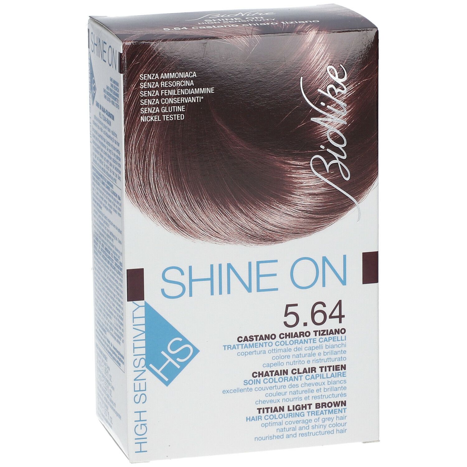 BioNike Shine On High Sensitivity 5.64 Titian Light Brown