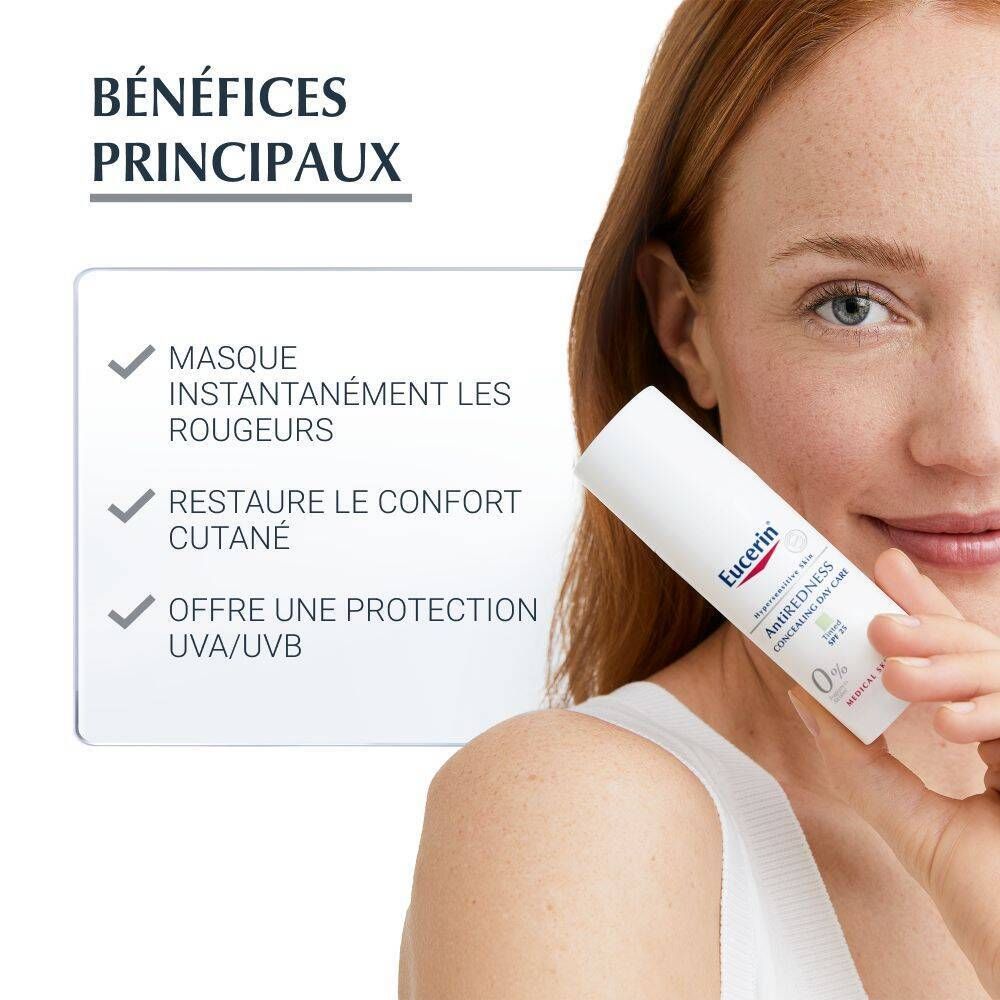 Eucerin AntiROUGEURS Soin de Jour Correcteur Teinté SPF30 + Protection UVA Peau Hypersensible