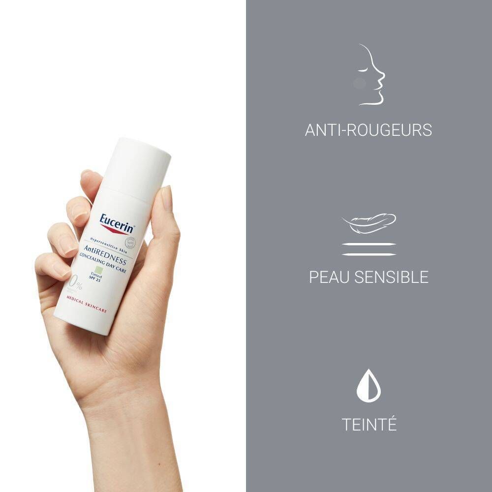 Eucerin AntiROUGEURS Soin de Jour Correcteur Teinté SPF30 + Protection UVA Peau Hypersensible