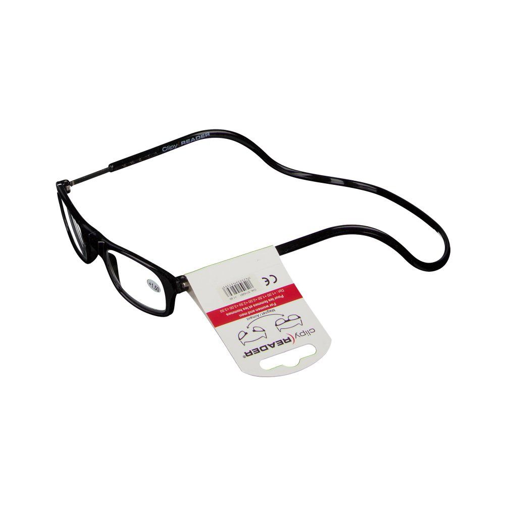 Pharmalens Clipyreader Zwart +1.50