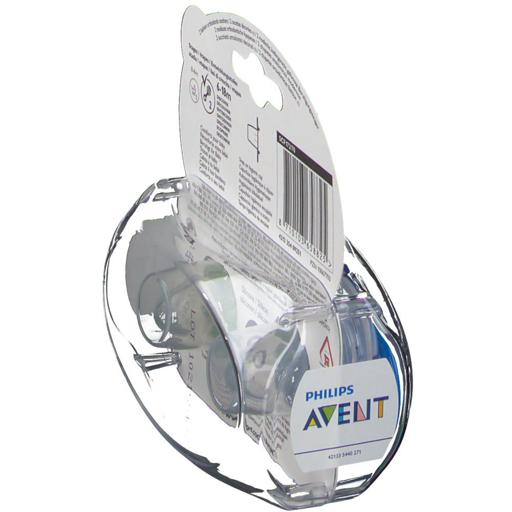 Avent Sucette Classic Fashion I Love 6-18 Moins SCF172/70