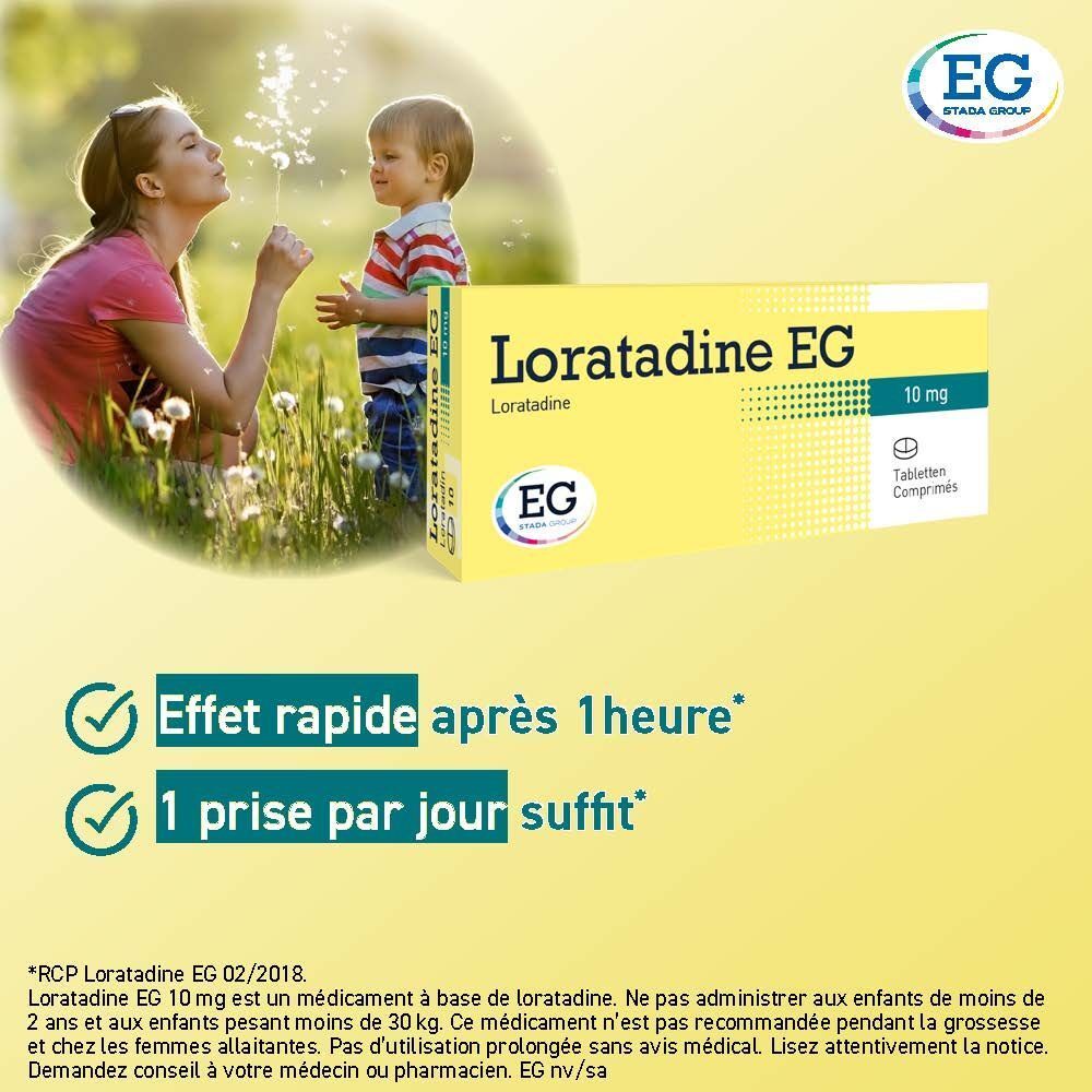 Loratadine EG 10 mg | Allergie & Urticaire