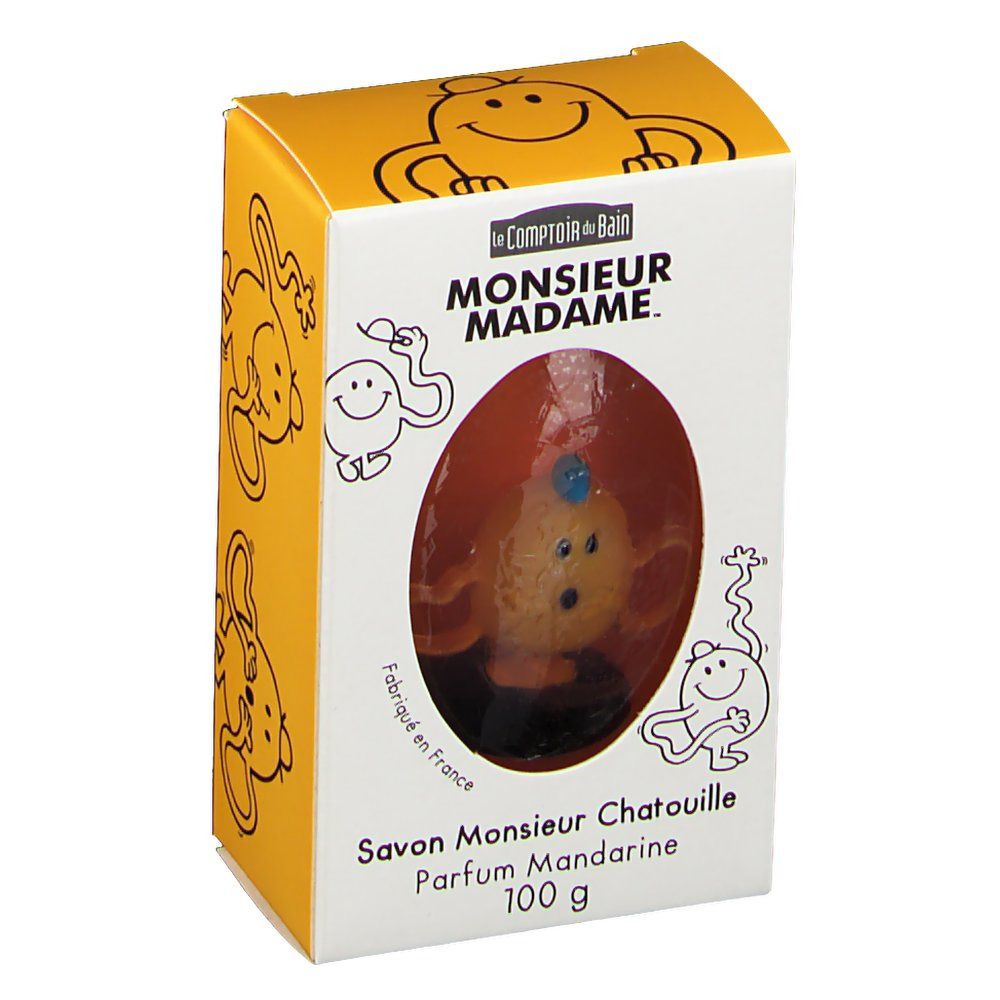 Le Comptoir du Bain Monsieur Madame Savon Monsieur Chatouille Mandarin