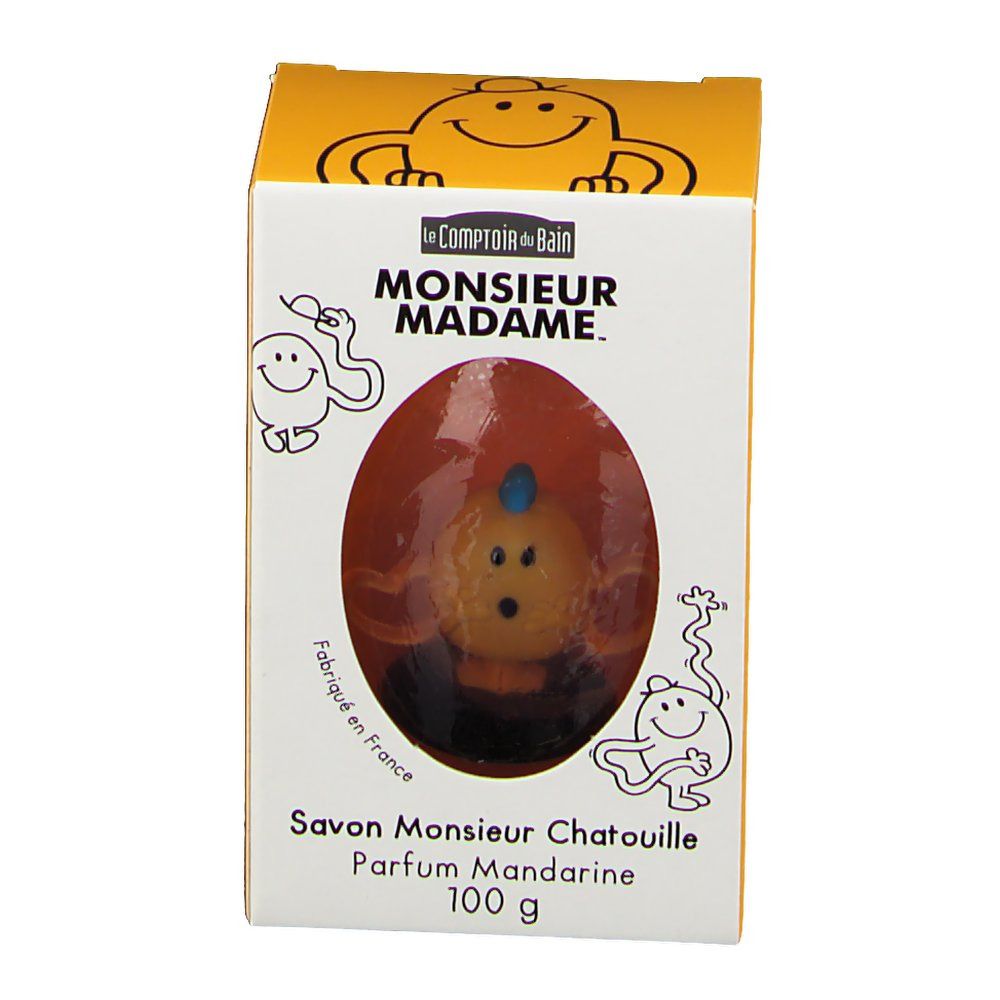 Le Comptoir du Bain Monsieur Madame Savon Monsieur Chatouille Mandarin
