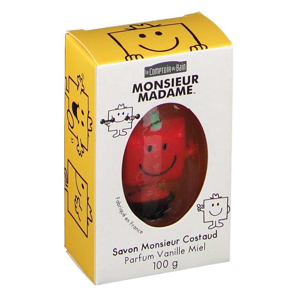 Le Comptoir du Bain Monsieur Madame Savon Monsieur Costaud Vanille - Miel