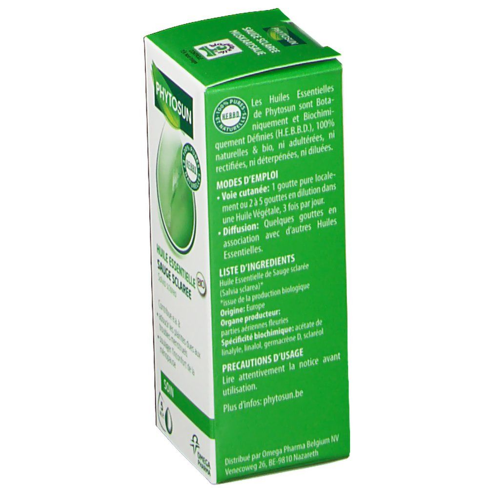 Phytosun Huiles Essentielles Bio Sauge Sclaree