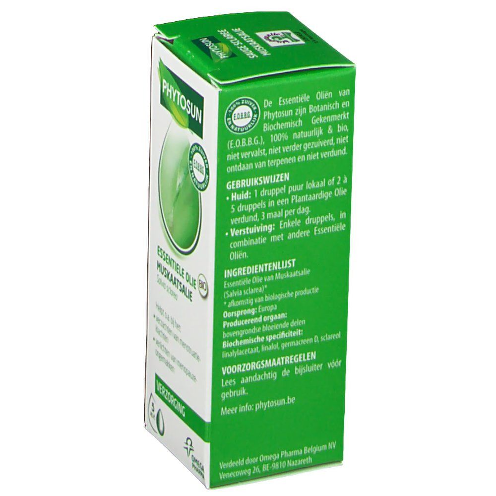 Phytosun Huiles Essentielles Bio Sauge Sclaree