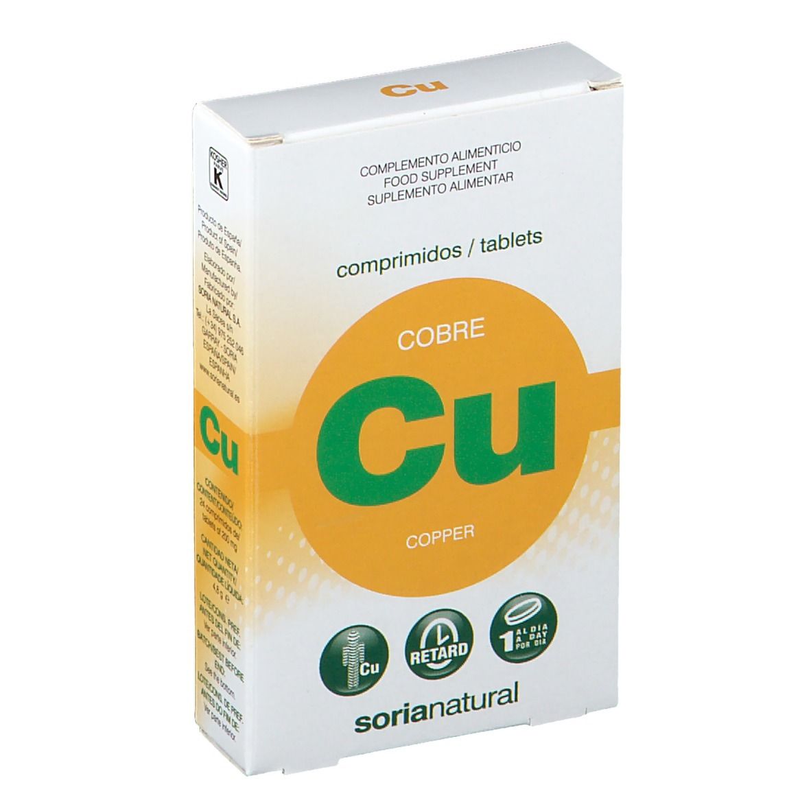 Soria Natural® Koper 1 mg