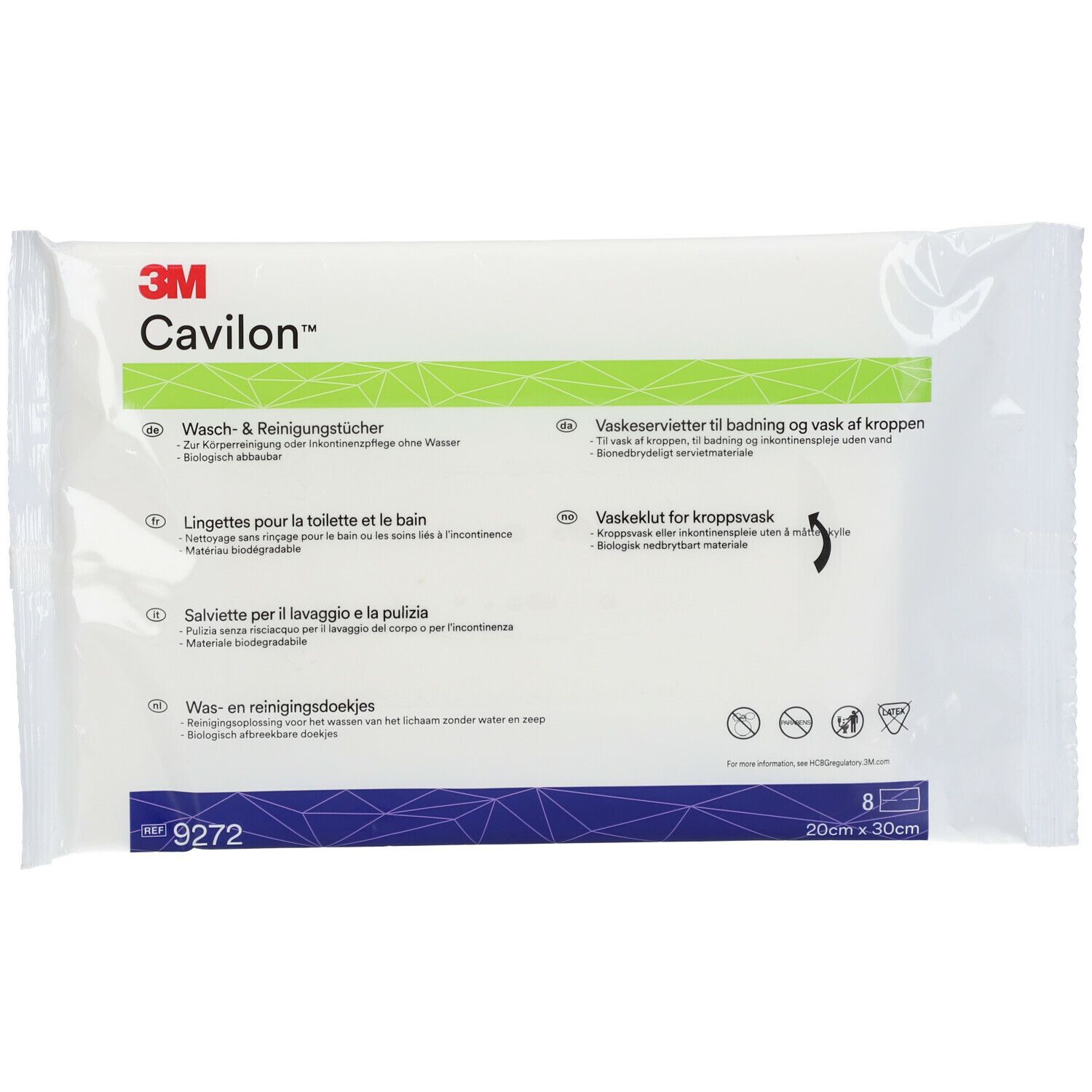 3M Cavilon Lingettes Pour La Toilette et Le Bain