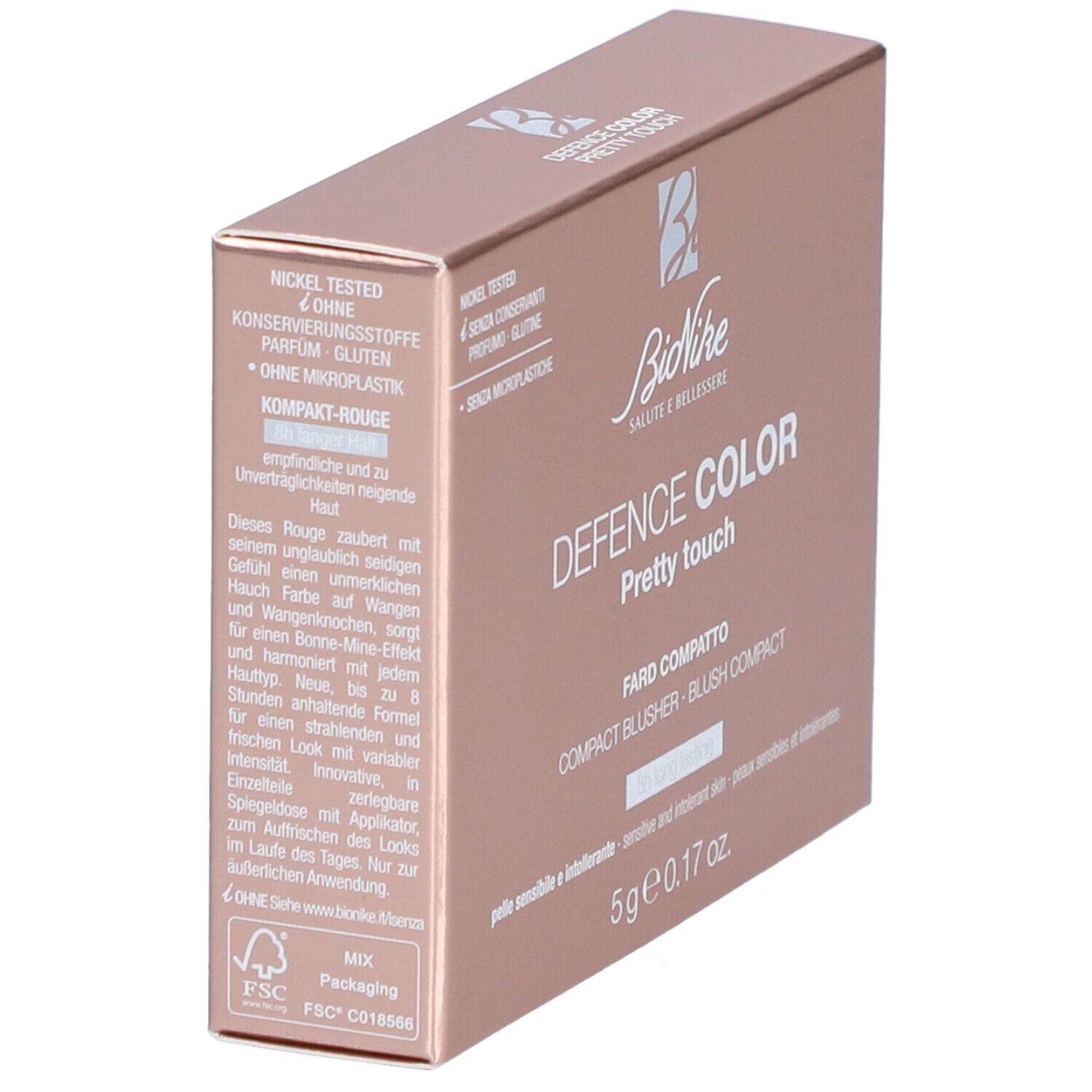 BioNike Defence Color Pretty Touch Blush 302 Peach