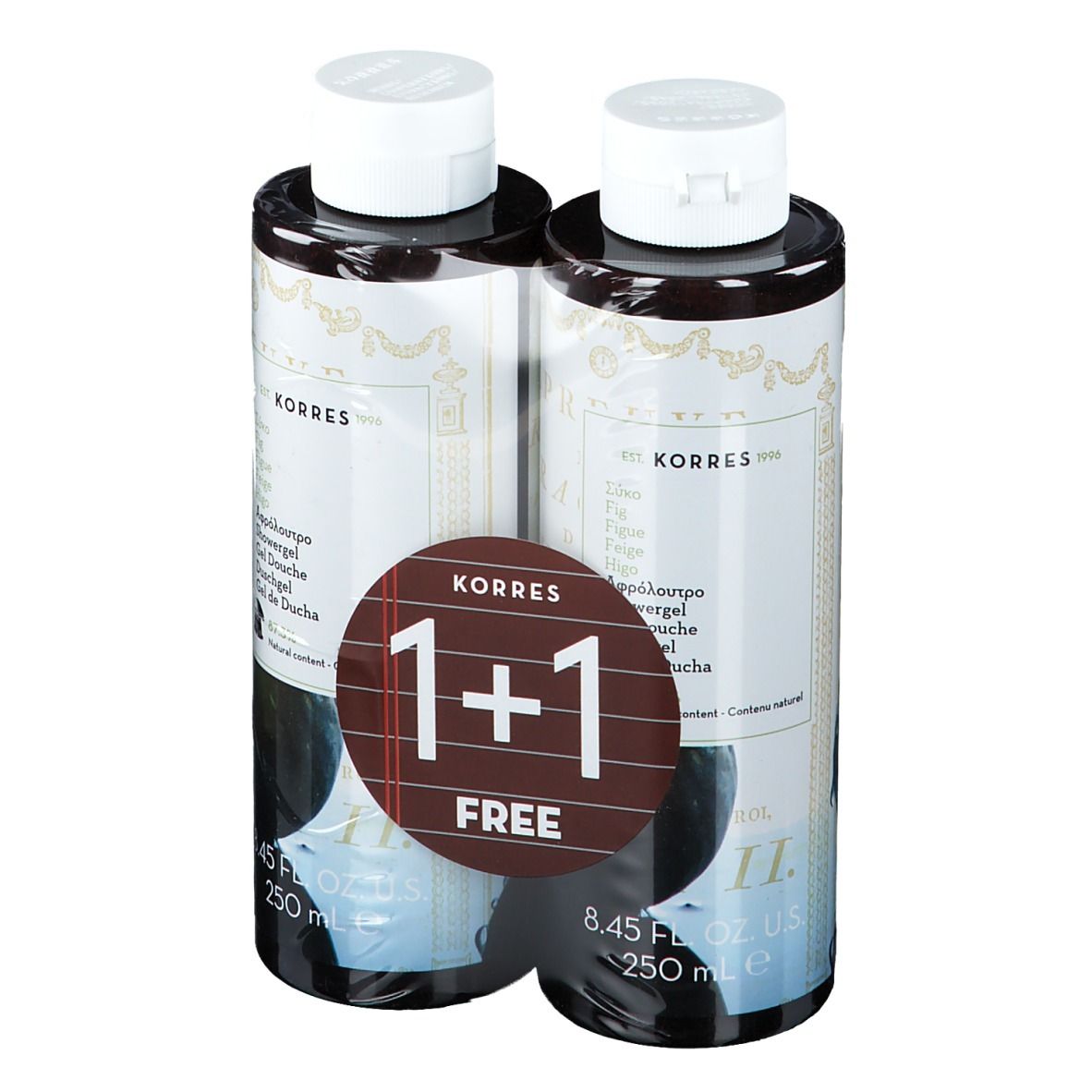 Korres Figue Gel Douche 1+1 GRATUIT