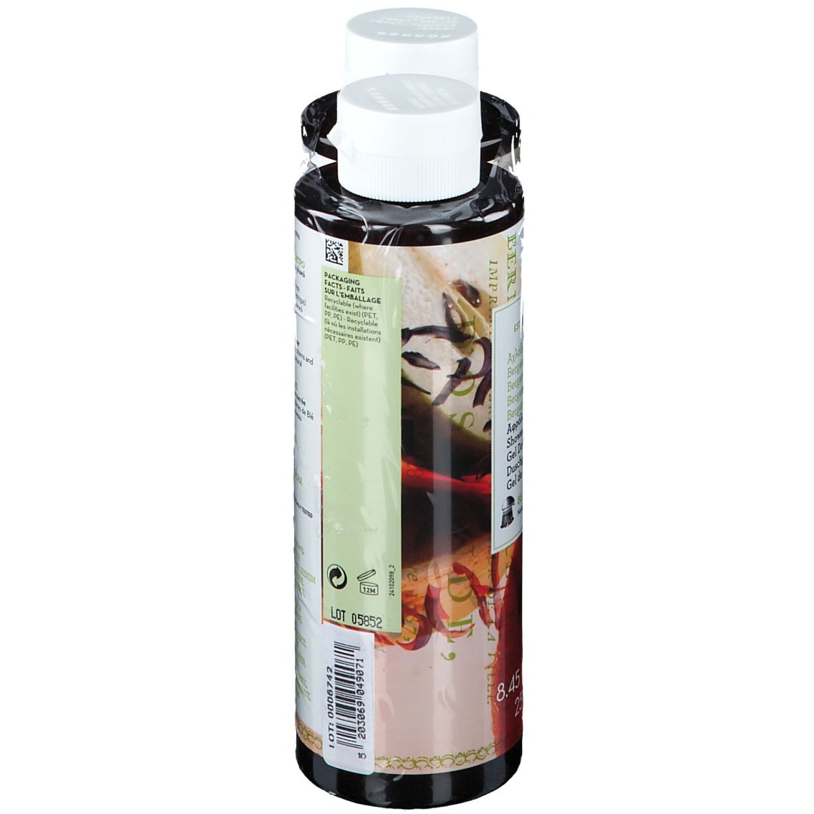 Korres Bergamote Poire Gel Douche 1+1 GRATUIT