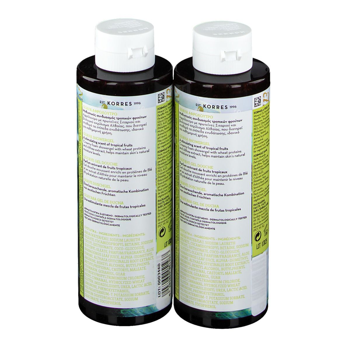 Korres Guava Shower Gel 1+1 GRATIS
