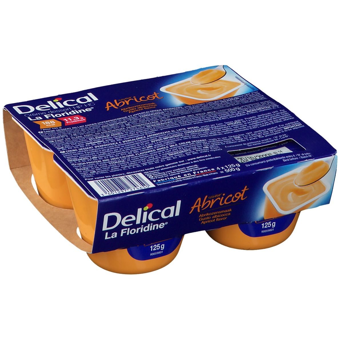 Delical Crem Dessert La Floridine Abricot