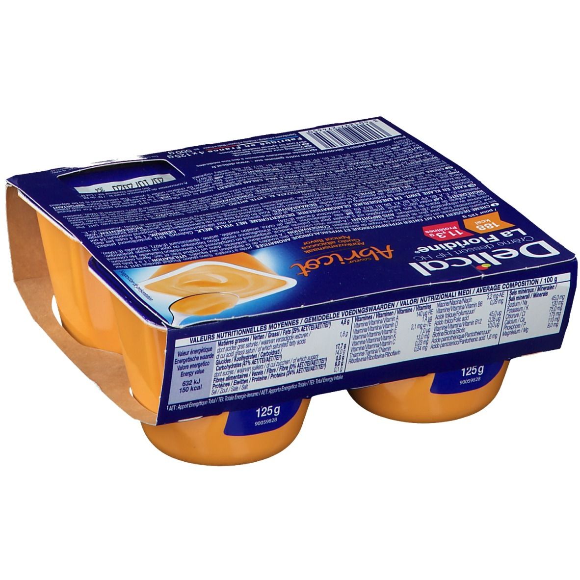 Delical Crem Dessert La Floridine Abricot