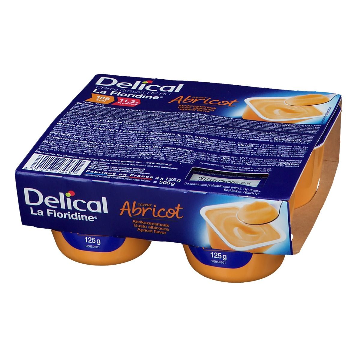 Delical Crem Dessert La Floridine Abricot
