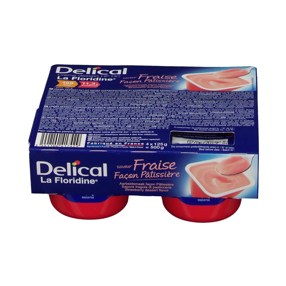 Delical Crem Dessert La Floridine Fraise