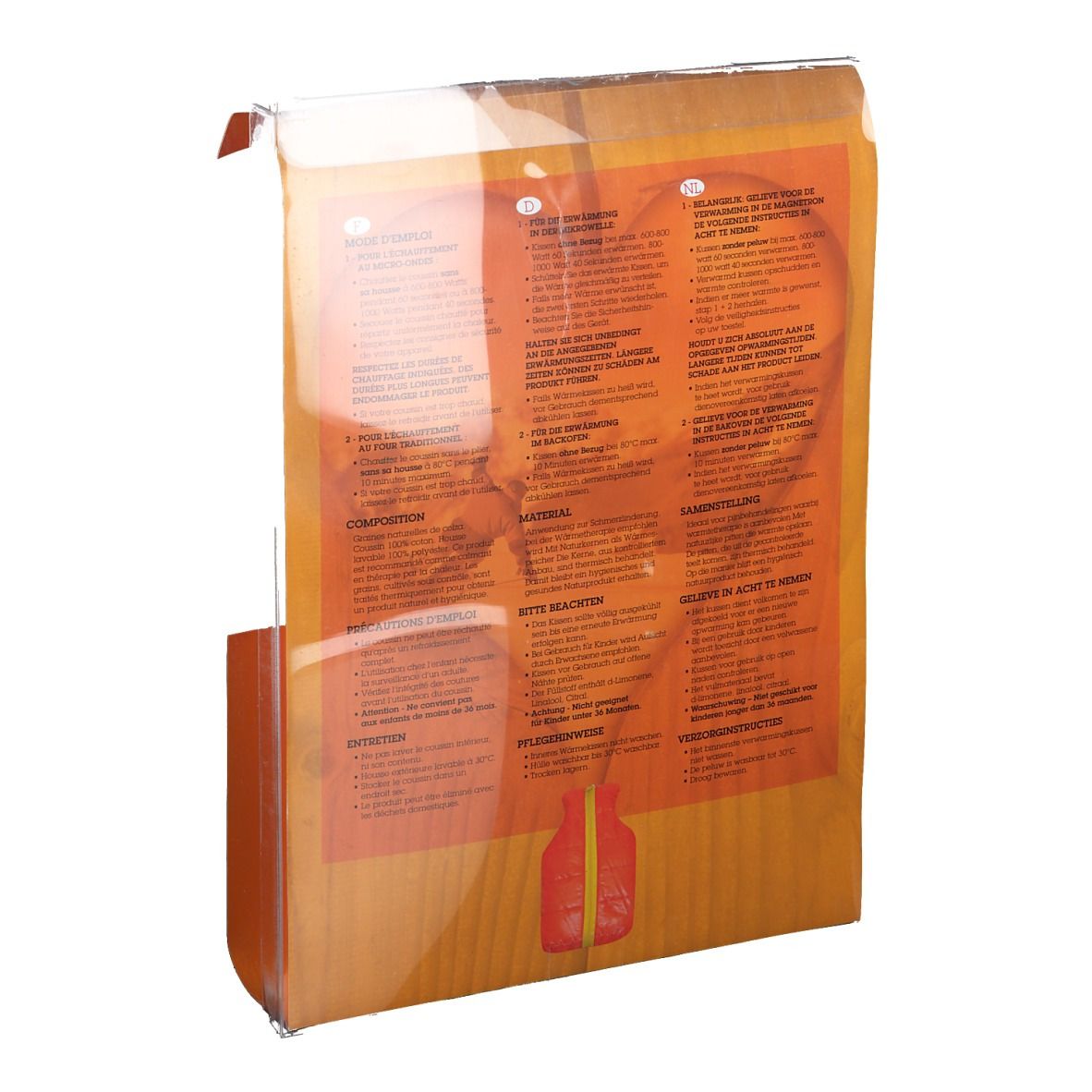 Marque V Warmtekussen Doudoune Orange