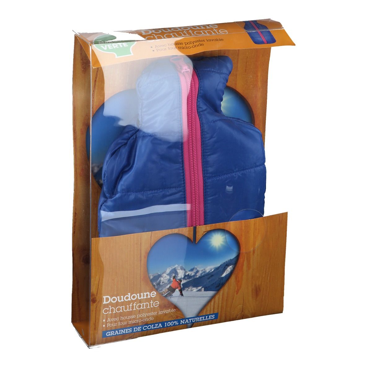Marque V Warmtekussen Doudoune Blauw